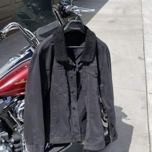 3XL Harley-Davidson black denim jacket